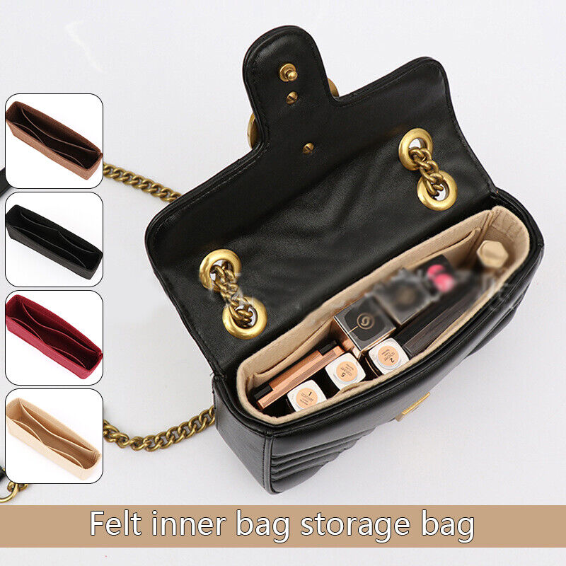 Insert Organizer Pouch Handbag Insert Bag Purses Liner Felt Insert Bag Inner Bag