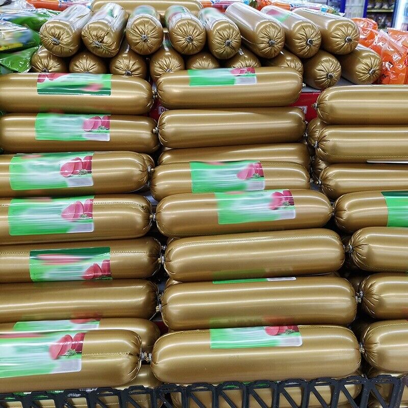 Sausage Casings 5 Meter Food Grade Yellow Plastic Meat Hot Dog Making Shell 50mm