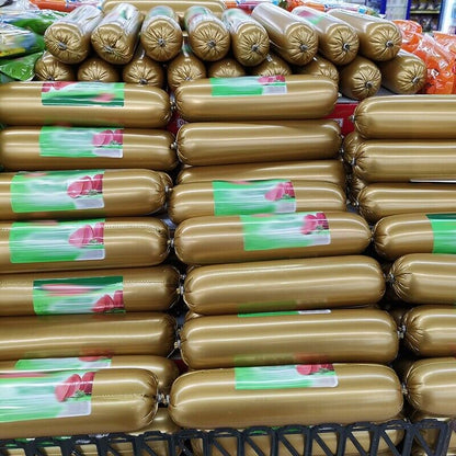 Sausage Casings 5 Meter Food Grade Yellow Plastic Meat Hot Dog Making Shell 50mm