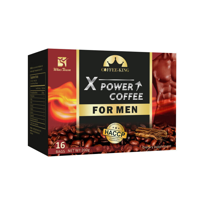 Sexual Desire Man's X Power Coffee Promote Erection Energy for Men