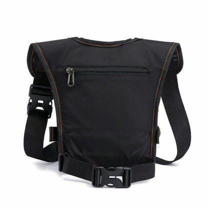 Men Nylon Leg Bags Belt Bag Pack Boys Travel Riding Crossbody Shoulder Bags