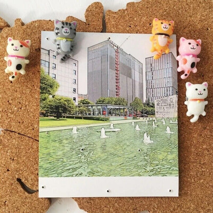 Message Board Thumb Tack 30Pcs Resin Steel Cork Bulletin DIY Decorative Push Pin