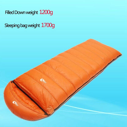 White Duck Down Outdoor Camping Sleeping Bag Winter Keep Warm Thickness