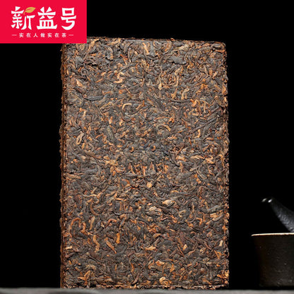 250g Xinyi Hao Jinhao Pu'er Aged Pu'er Tea Brick Ripe Tea Pu'er Tea Healthy Tea