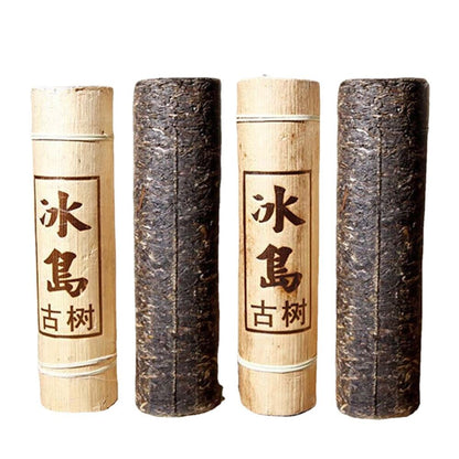 Yunnan BingDao Old Pu'er Tree Healthy Drink500g Cha Puer Tea Bamboo Package-