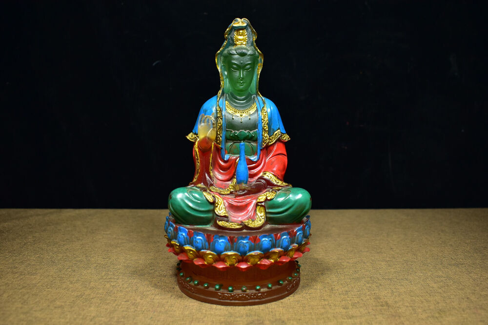Antique Collection: Ancient Method, Colorful Glass Drawing, Clean Bottle, Guan