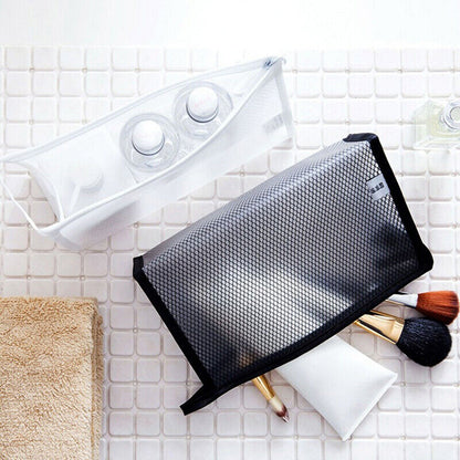 1PC Mesh Travel Cosmetic bag Cosmetic Case Makeup bag Toiletry Organizer