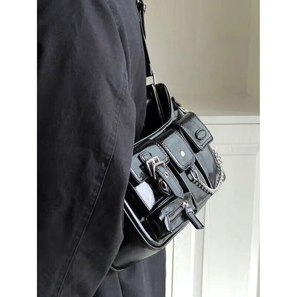 2023 Trend Chains Crossbody Shoulder Bags PU Individuality Ladies Bags