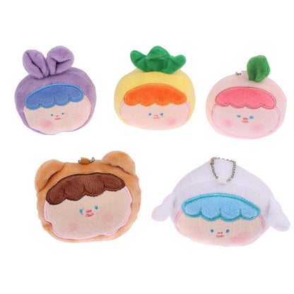 Cartoon Doll Plush Toys Key Chain Remembrance Gifts Lovely Decor Bag Pendant