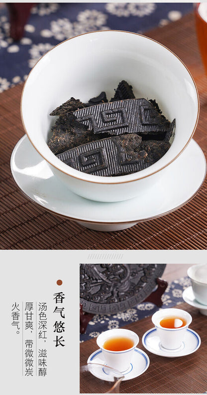 Dragon & Phenix Wuyi Da Hong Pao Tea Cake Big Red Robe Tea Oolong Tea 500g