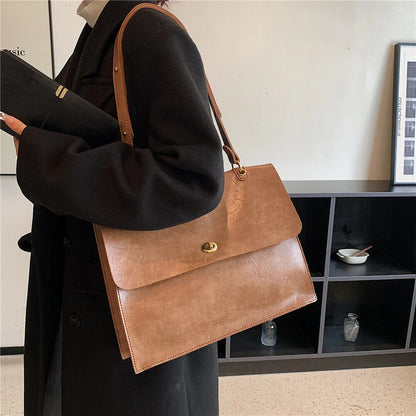 Shoulder Bags Women 2023 Winter Office Briefcase Crossbody Ladies Handbags