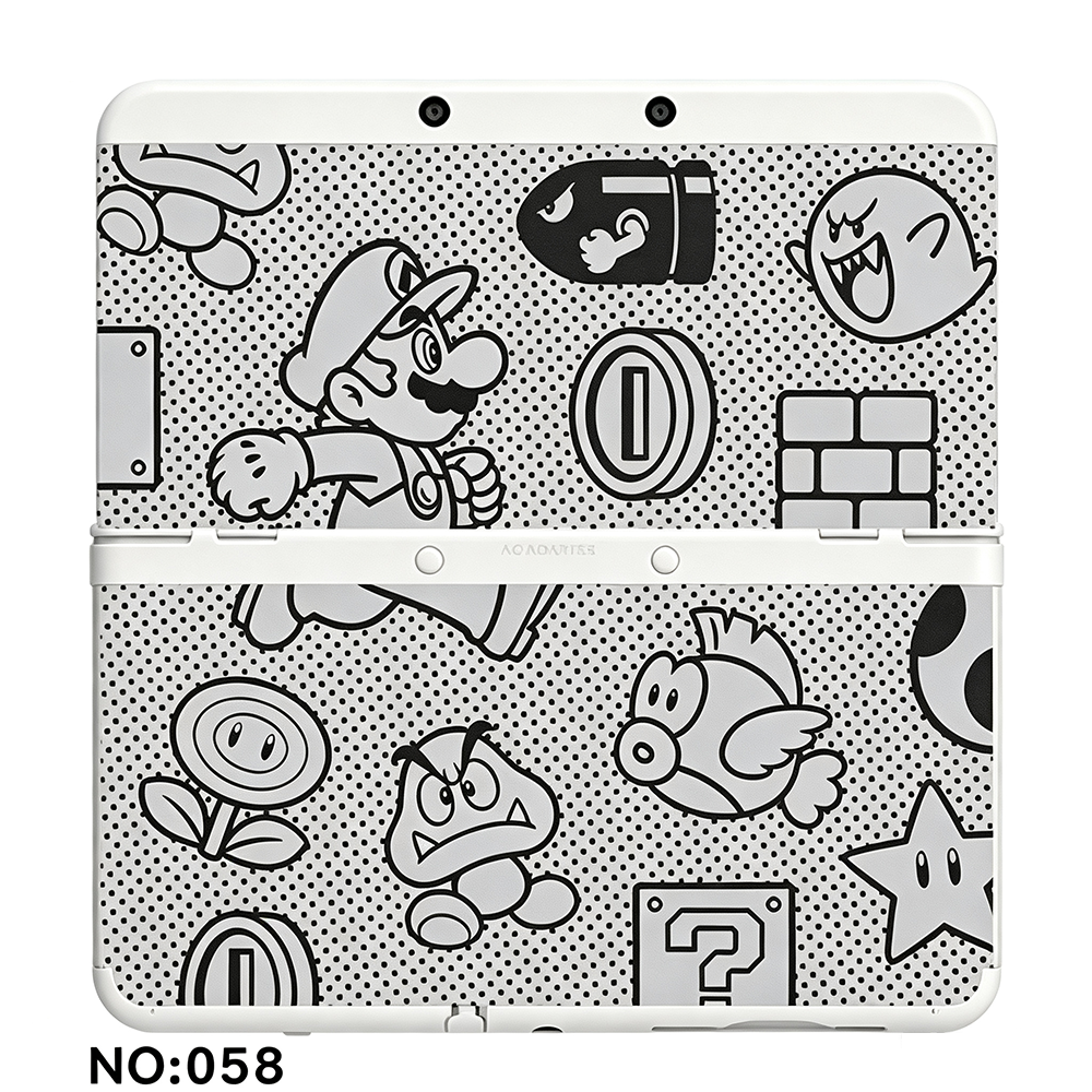 46‑Design Limited Themed Shell Cover Plates for New Nintendo 3DS