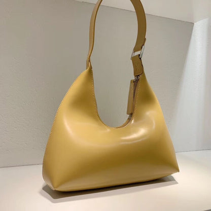 Small U Top Real Leather Snake Vintage Shoulder Bag Purse Handbag Top Handle