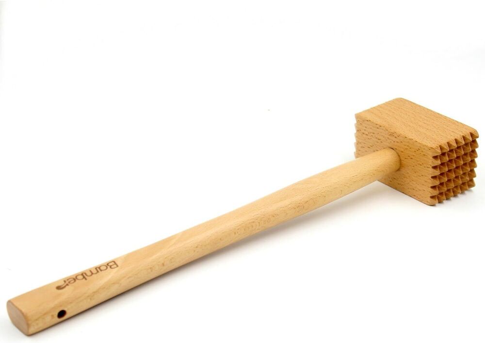 Wooden Meat Mallet Tenderizer Tool Chicken Poultry Pounder Steak Hammer Kitchen