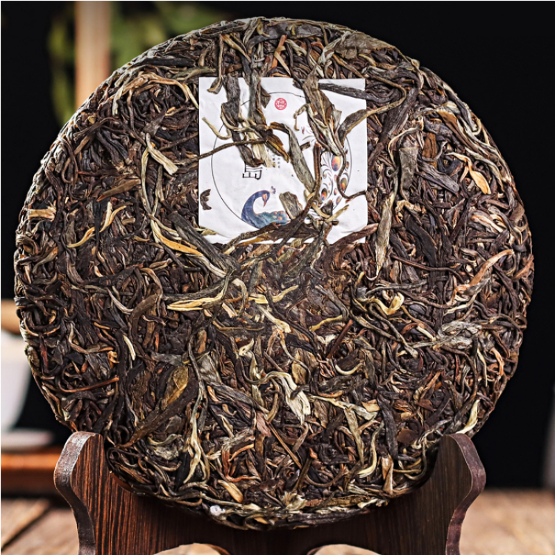 357g Yunnan Puerh Raw Tea Cake Lincang Iceland Pu-erh Sheng Tea Pu'er Green Tea