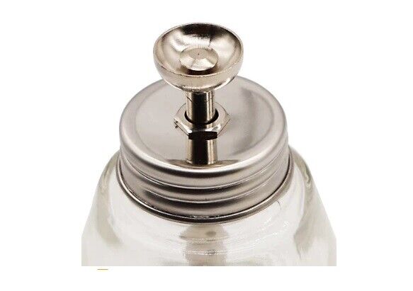 Nail Art Pump Dispenser 150ml Glass Tube Liquid Alcohol Containers Empty Bottles