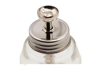 Nail Art Pump Dispenser 150ml Glass Tube Liquid Alcohol Containers Empty Bottles