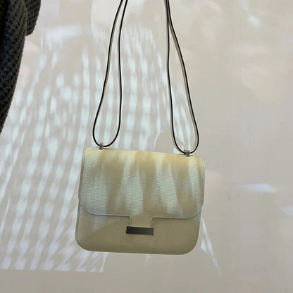 Genuine Leather Bag Women's Top Shoulder Bag Crossbody Square Bag