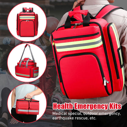 First Aid Medical Kits Emergency Rescue Backpacks Large Capacity Shoulders Bag