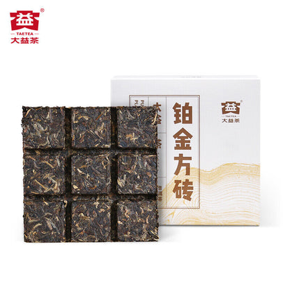 Pu'er Tea Cubes Platinum 240g * 2019 Menghai Dayi Raw Shen Puer Pu-erh Tea Brick