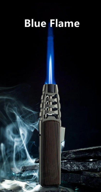 Lighter Gas Butane Refillable Torch Windproof Jet Cigarette Flame Cigar Refill
