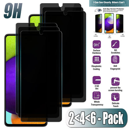 For Samsung Galaxy A52 4G/5G Privacy Tempered Glass Anti-Spy Screen Protector
