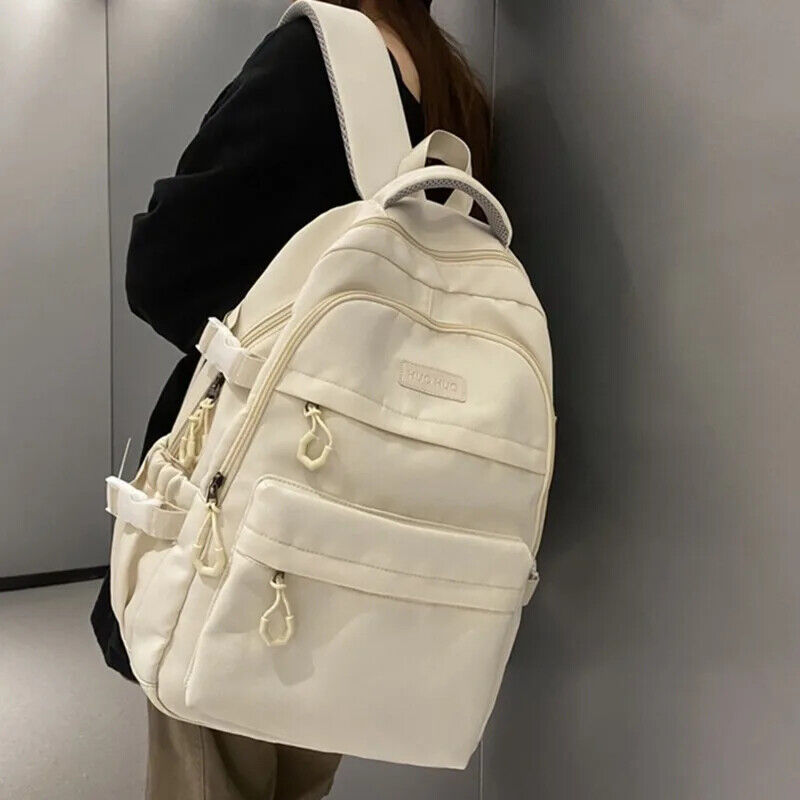 Girls School Bag Backpack Travel Pockets Daypack Schoolbag Women Men Student