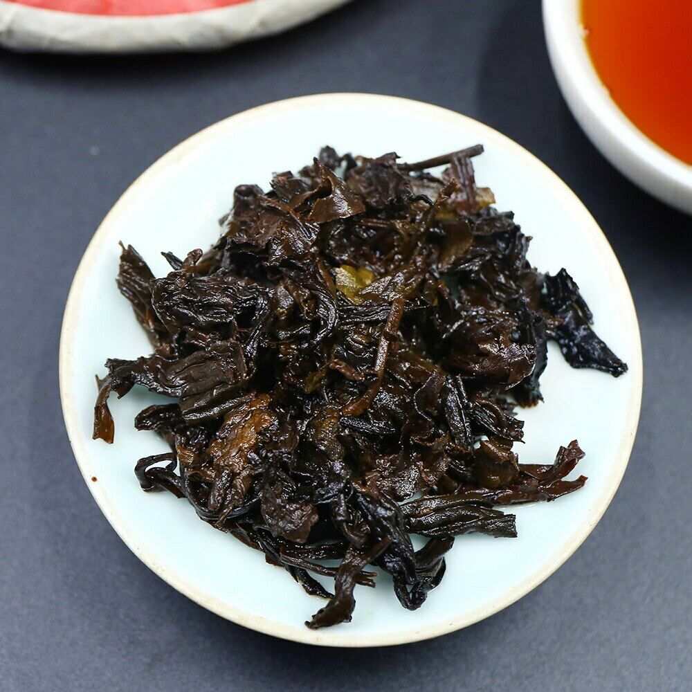 2019 Yr Ripe Puerh Tea Ban Zhang Shu Cha Sheng Puer Tea 200g
