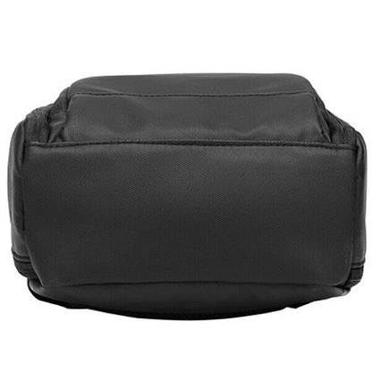 Men's Sling Backpack Oxford cloth Waterproof Crossbody Bag Black Daypack USBport