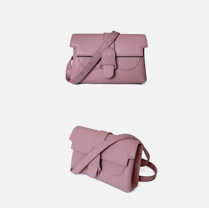 Convertible Real Leather Small Belt Bag Sling Pack Crossbody Clutch Fanny Pack