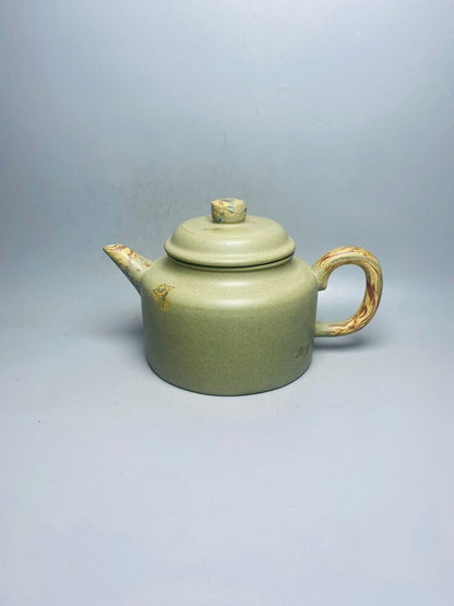 Chinese Yixing Zisha Clay Handmade Exquisite Teapot （绞泥德钟底款：实力派艺人制）