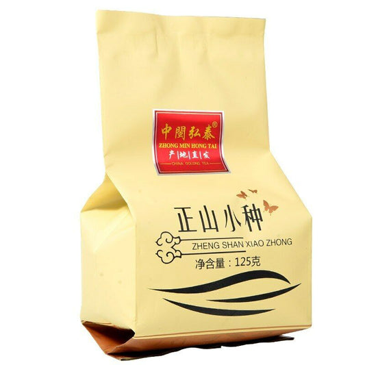 ZHONG MIN HONG TAI Non-Smoked Wuyi Lapsang Souchong Black Tea with Aroma 125g