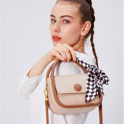 Shoulder Bag Women PU Leather Handle Handbag Female Classic Women Crossbody Bag