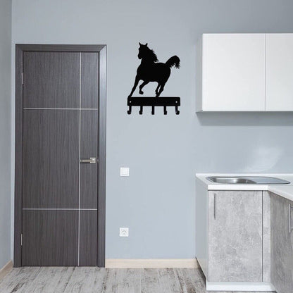 Wall mounted hanger Metal pendant Horse Key Rack Hanger Metal pendant wall art