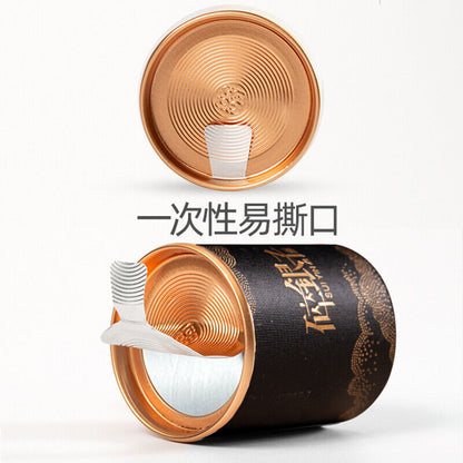 30g Small Can of Crushed Silver Tea Fossilized Ripe Pu-erh Tea Ripe Tea 糯米香特级茶叶