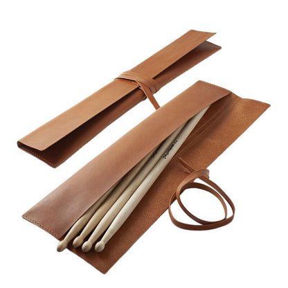 PU Leather Drumstick Storage Pouch Protector Bag Musical Instrument Drum Stick
