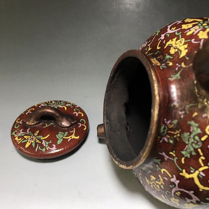 vintage chinese yixing purple clay teapot zisha ceremony teaware collection rare