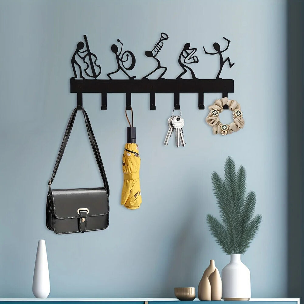 1pc Multi-Purpose Band Hook Great For Organizing Keys, Clothes, Use Wall-mounted