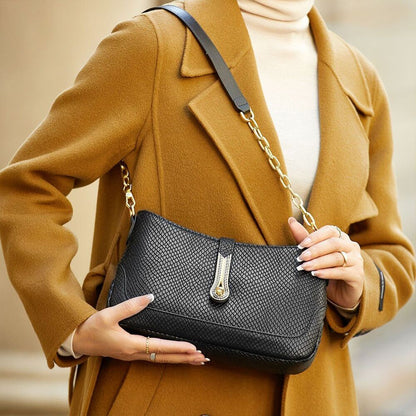 High Quality Genuine Leather Shoulder Bag Cow Leather Purse Crossbody 27*5*16 CM