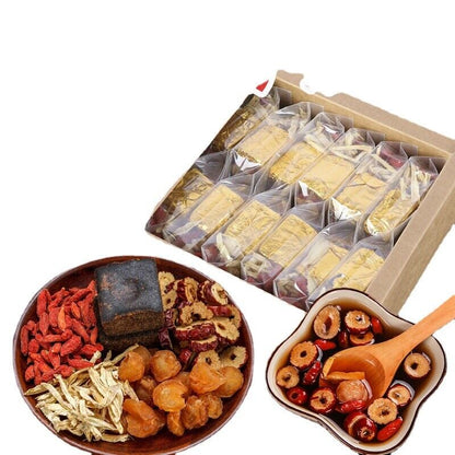Brown Sugar Ginger and Jujube Tea 18.34 Ounces（520g) Red Dates, Wolfberry, Rose