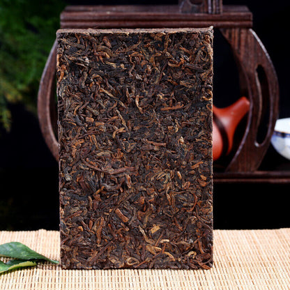 200g Yunnan Pu-erh Tea Brick Menghai Ripe Tea Ripe Pu Aged Old Tea Black Tea