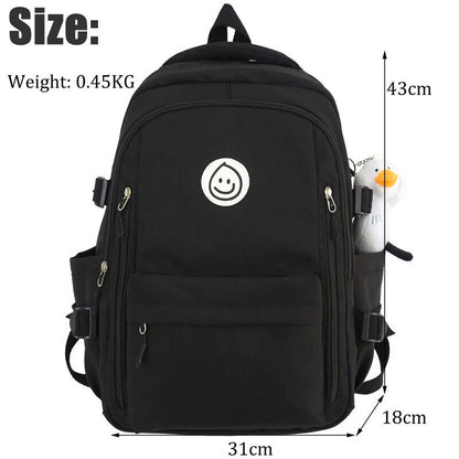College Backpack Girl Travel Book Backpack Bag Women Men School Bags