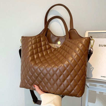 Women Tote Bag Handbags Leather Shoulder Bag Simple Handbags