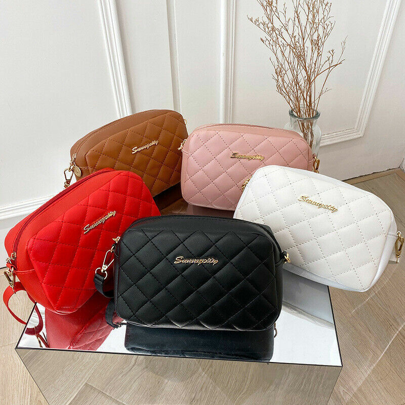 Messenger Bag Women Lingge Embroidery Female Shoulder Bag Ladies Crossbody Bags