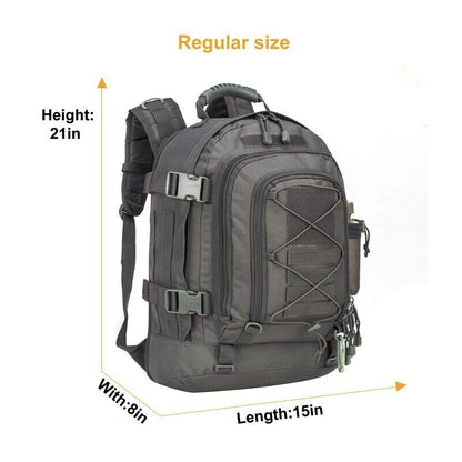 Tactical Backpack Large 3 Day Pack Molle Bag Pack Army Camping Rucksack