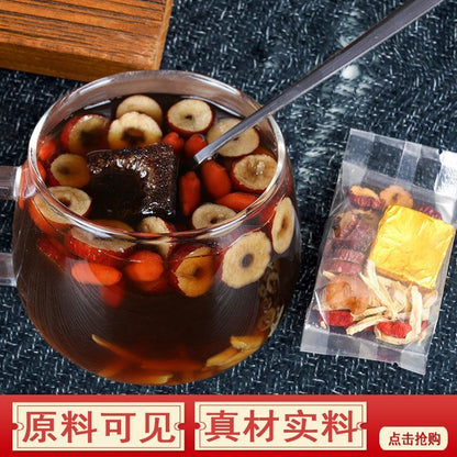 Brown Sugar Ginger and Jujube Tea 18.34 Ounces（520g) Red Dates, Wolfberry, Rose
