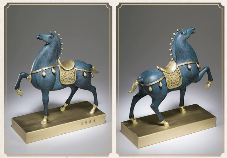 Copper Horse to Success All Copper Crafts Horse Pendulum