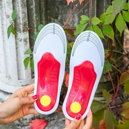 Orthotic Gel High Arch Support Insoles Pad Flat Feet Orthopedic Shoe Care Insert