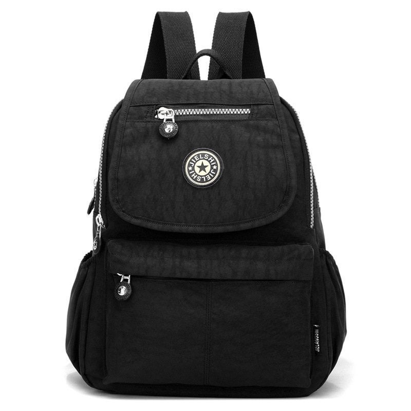 Waterproof Nylon Backpacks School Bags Large Traveling Leisure Nylon Zipper 1 PC