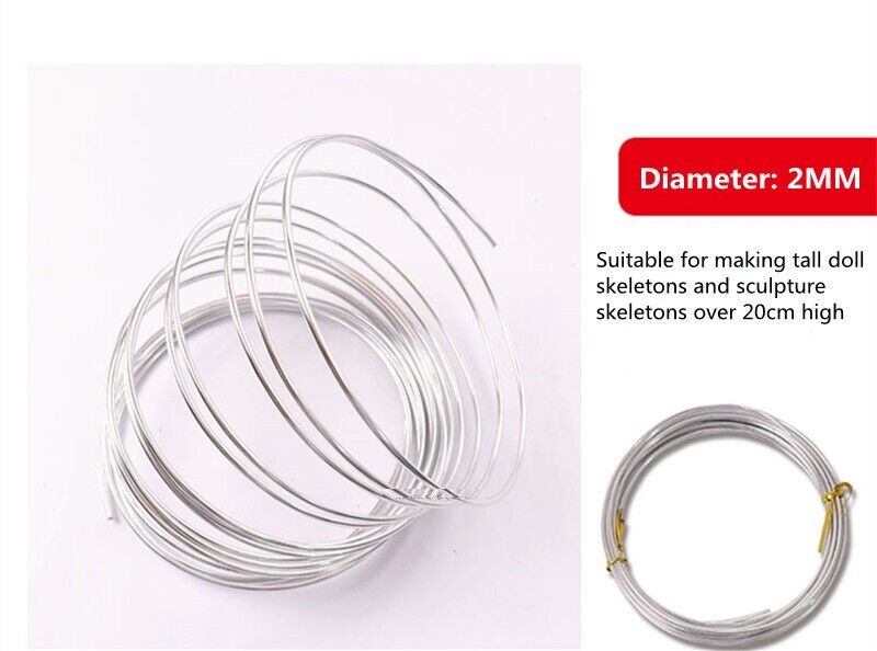Pottery Tool Aluminum Wire Soft Clay Skeleton Sculpture Model Clay Support Frame
